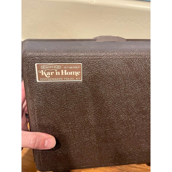 Vintage empire kar ‘n home Car Coffee Maker with Case - Picture 3 of 8